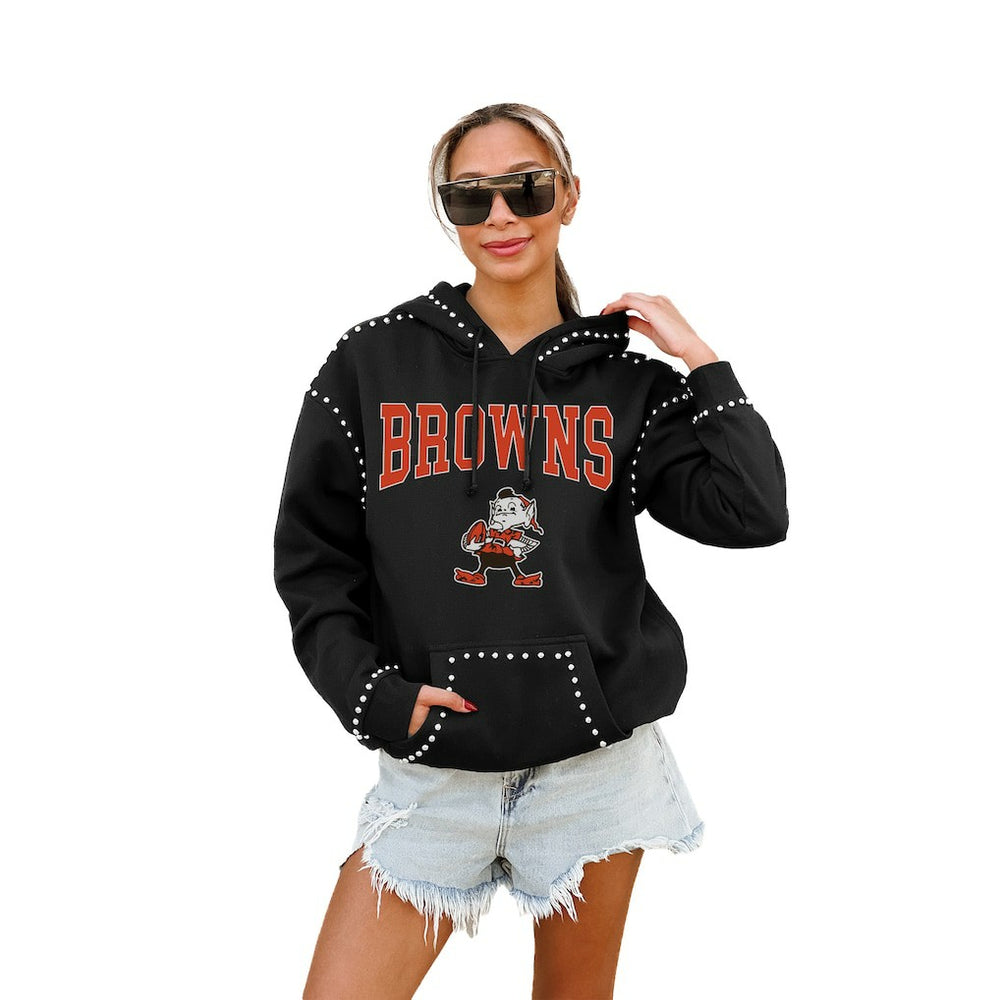 NFL Cleveland Browns Gameday Couture Women's Studded Pullover Hoodie