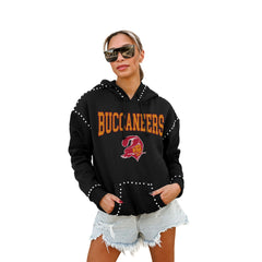 NFL Tampa Bay Buccaneers Gameday Couture Women's Studded Pullover Hoodie