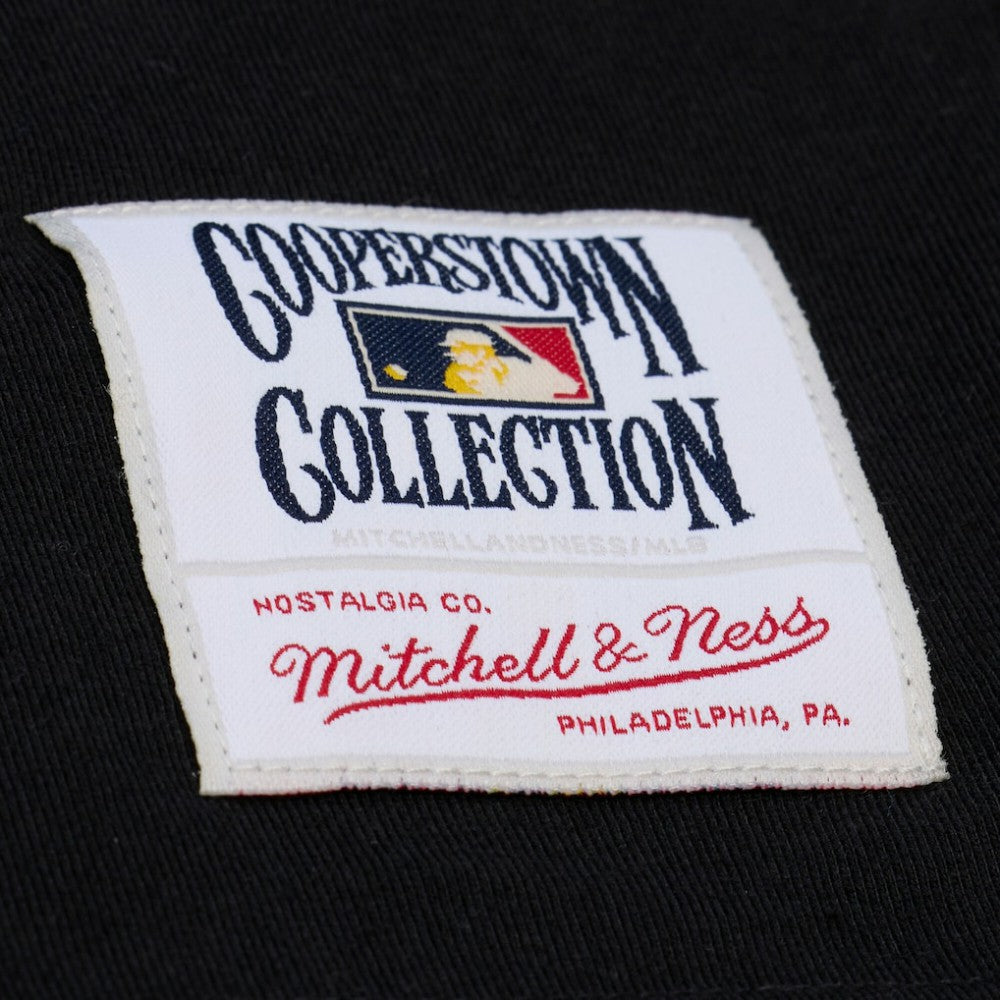 Detroit Tigers Women's Cooperstown Collection Phantom Cropped T-Shirt - Black | Mitchell & Ness