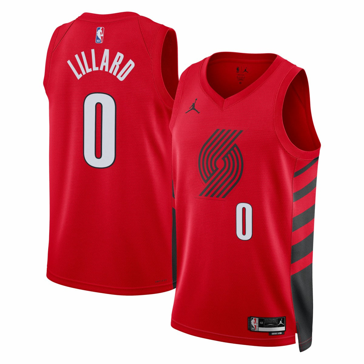 Damian Lillard Portland Trail Blazers Jordan Brand Unisex Swingman Jersey - Red - Statement Edition on sale