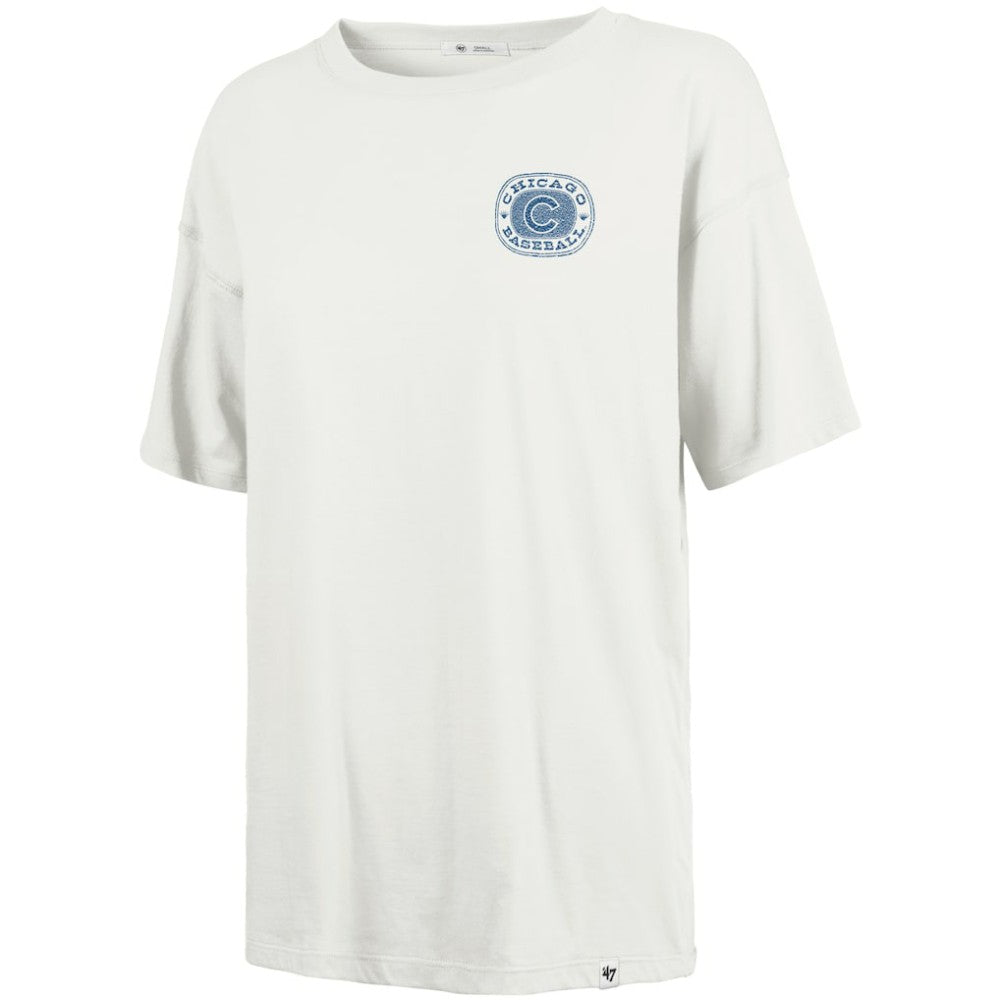 Chicago Cubs Women's Back Canyon Sadie T-Shirt - Natural | 47 brand