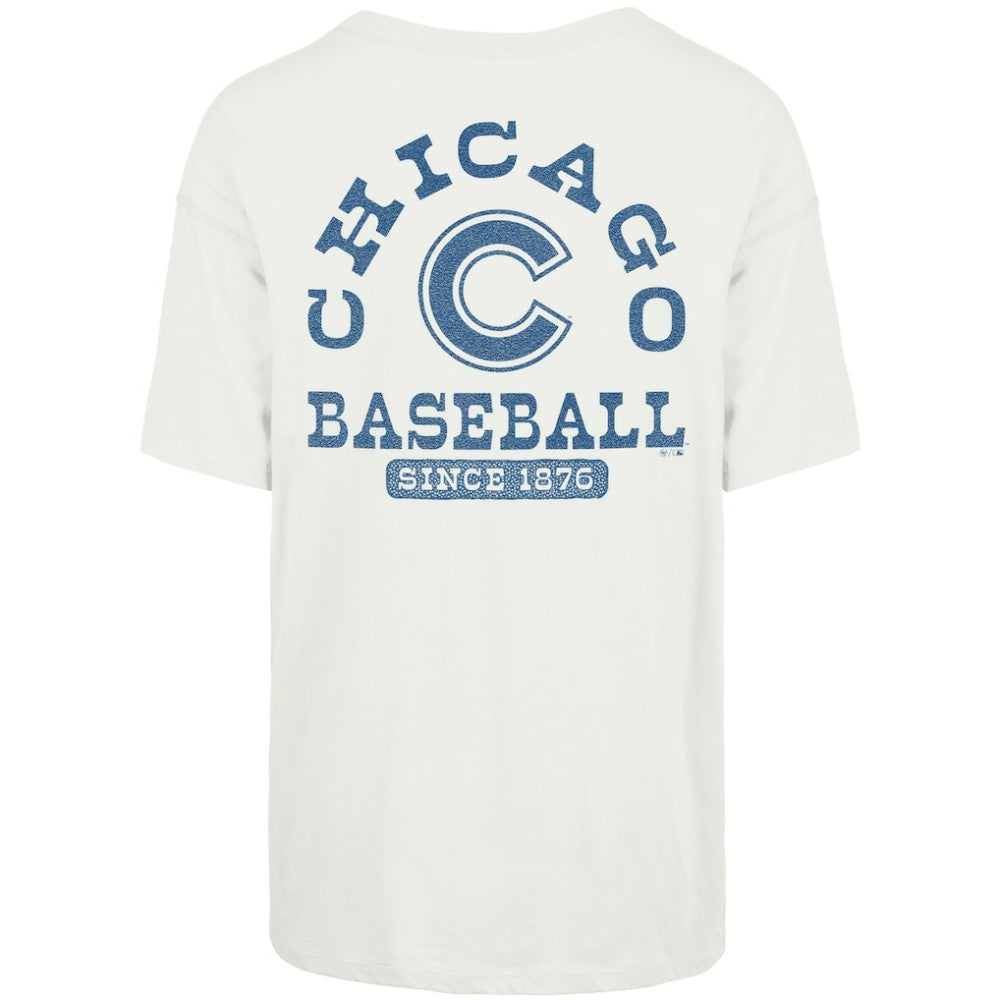 Chicago Cubs Women's Back Canyon Sadie T-Shirt - Natural | 47 brand