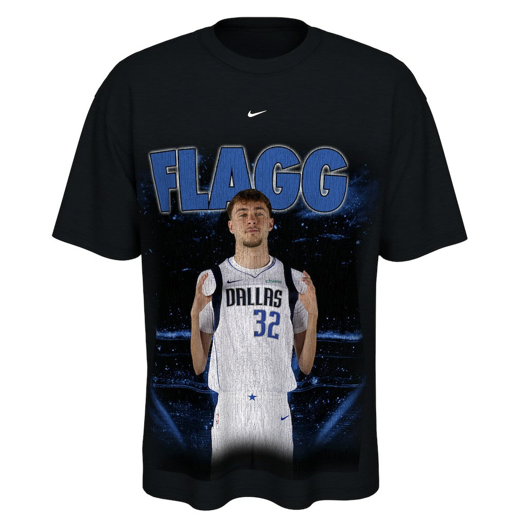 Cooper Flagg Dallas Mavericks Unisex New Faces x New Places T-Shirt sale - Black | Nike on sale