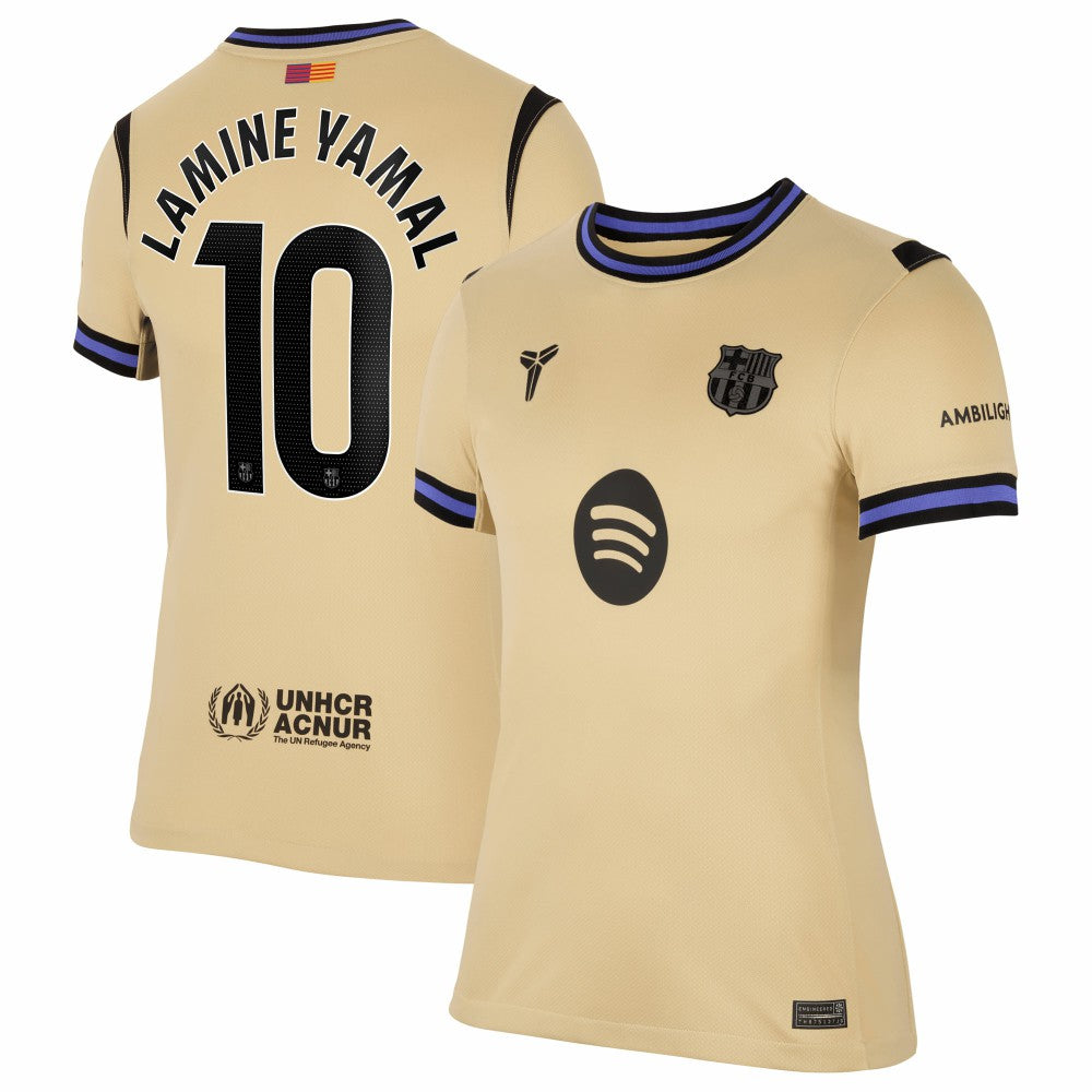 Lamine Yamal Barcelona Women's 2025/26 Away Stadium Replica Jersey / Soccer Hot sale