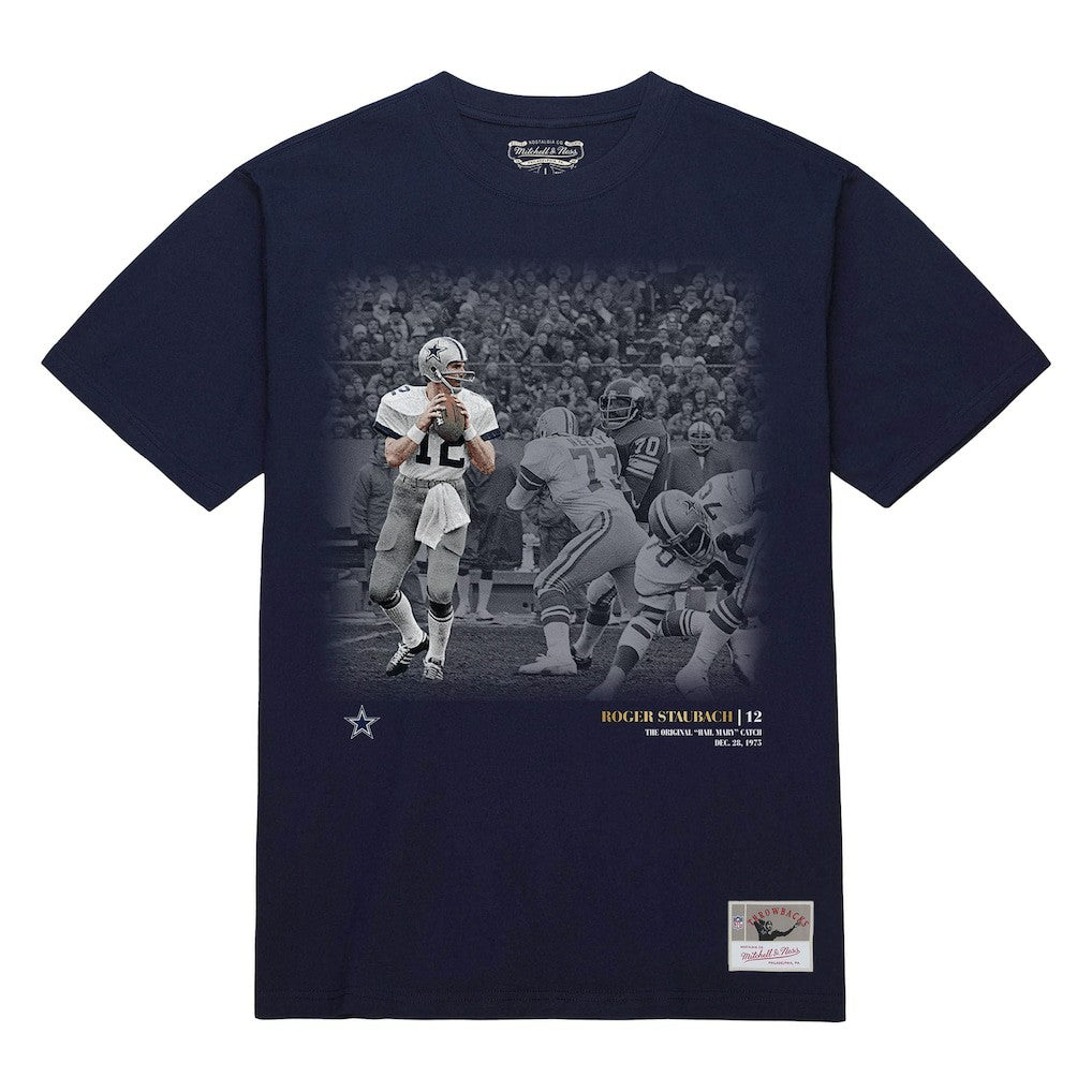 NFL Dallas Cowboys Roger Staubach  Moments T-Shirt