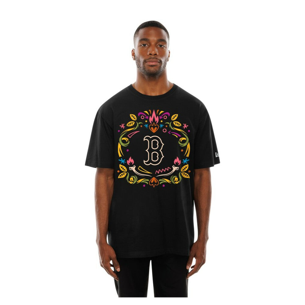 Boston Red Sox Día de los Muertos T-Shirt - Black | New Era