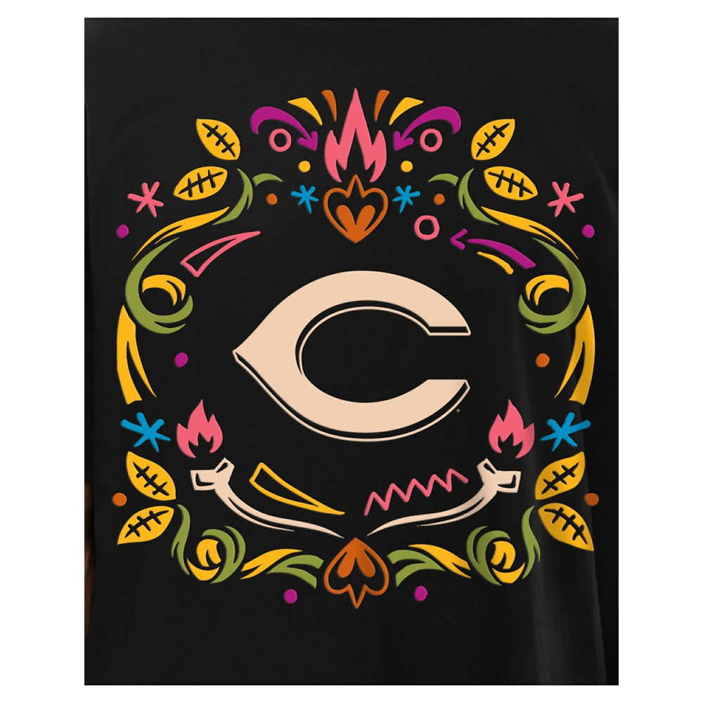 Cincinnati Reds Día de los Muertos T-Shirt - Black | New Era