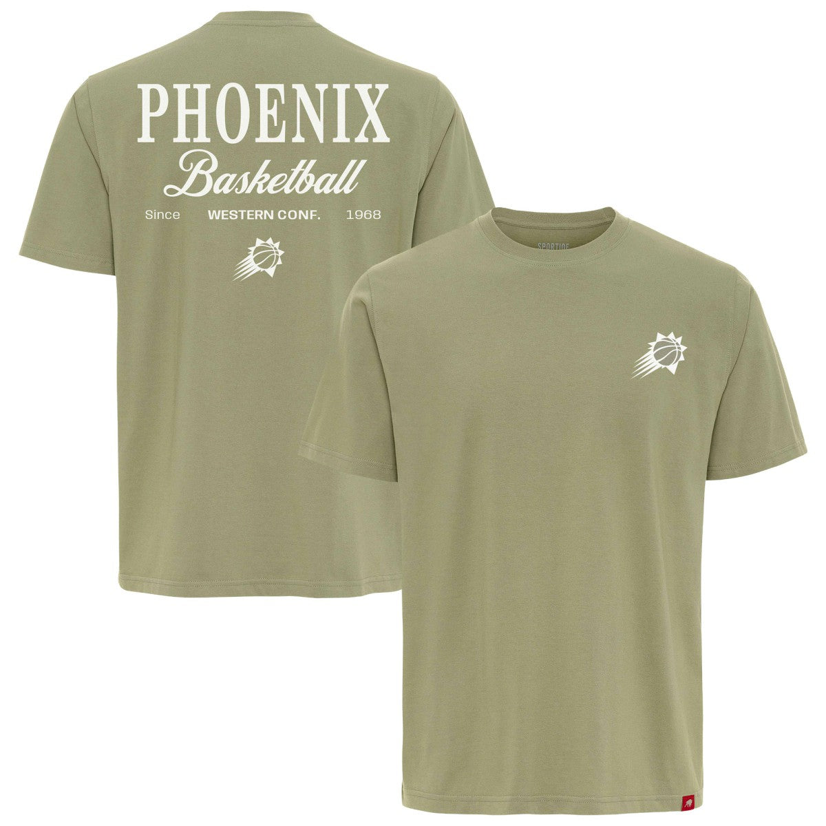 Phoenix Suns Sportiqe Unisex Athletic Club Collection Duke Relaxed Fit Premium T-Shirt - Olive sale