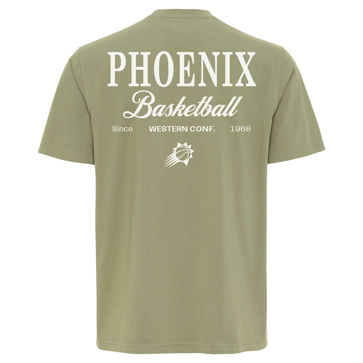 Phoenix Suns Sportiqe Unisex Athletic Club Collection Duke Relaxed Fit Premium T-Shirt - Olive sale