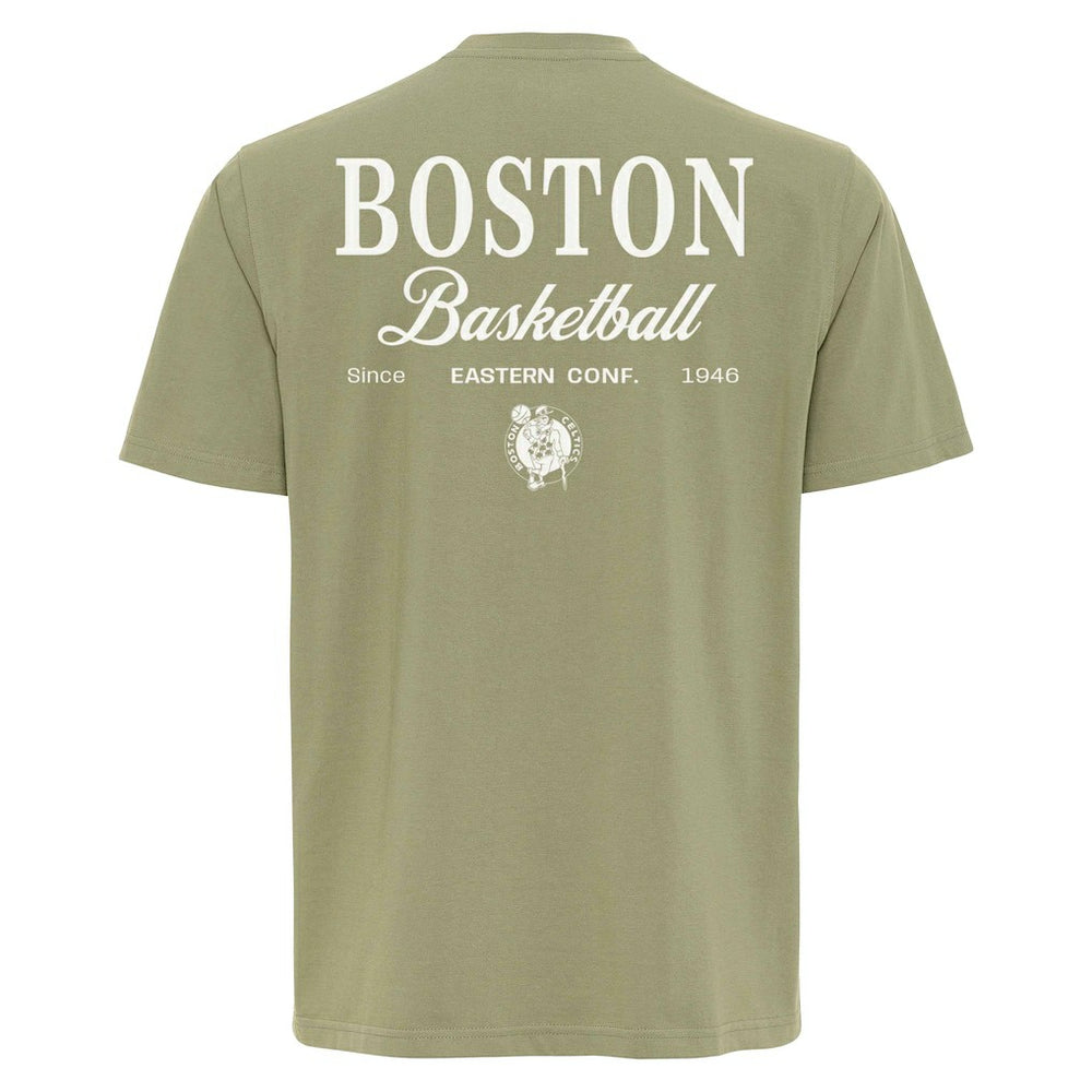Boston Celtics Sportiqe Unisex Athletic Club Collection Duke Relaxed Fit Premium T-Shirt - Olive shop