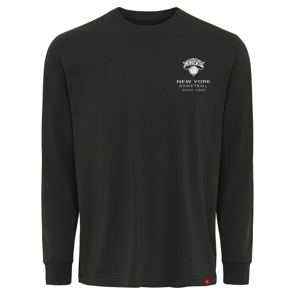 New York Knicks Sportiqe Unisex Athletic Club Collection Sherwood Relaxed Fit Premium Long-Sleeve T-Shirt - Anthracite outlet