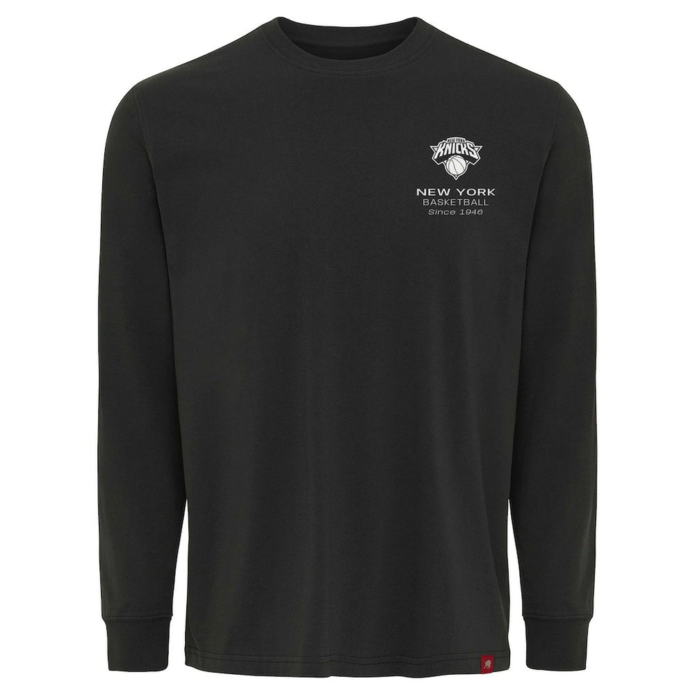 New York Knicks Sportiqe Unisex Athletic Club Collection Sherwood Relaxed Fit Premium Long-Sleeve T-Shirt - Anthracite outlet