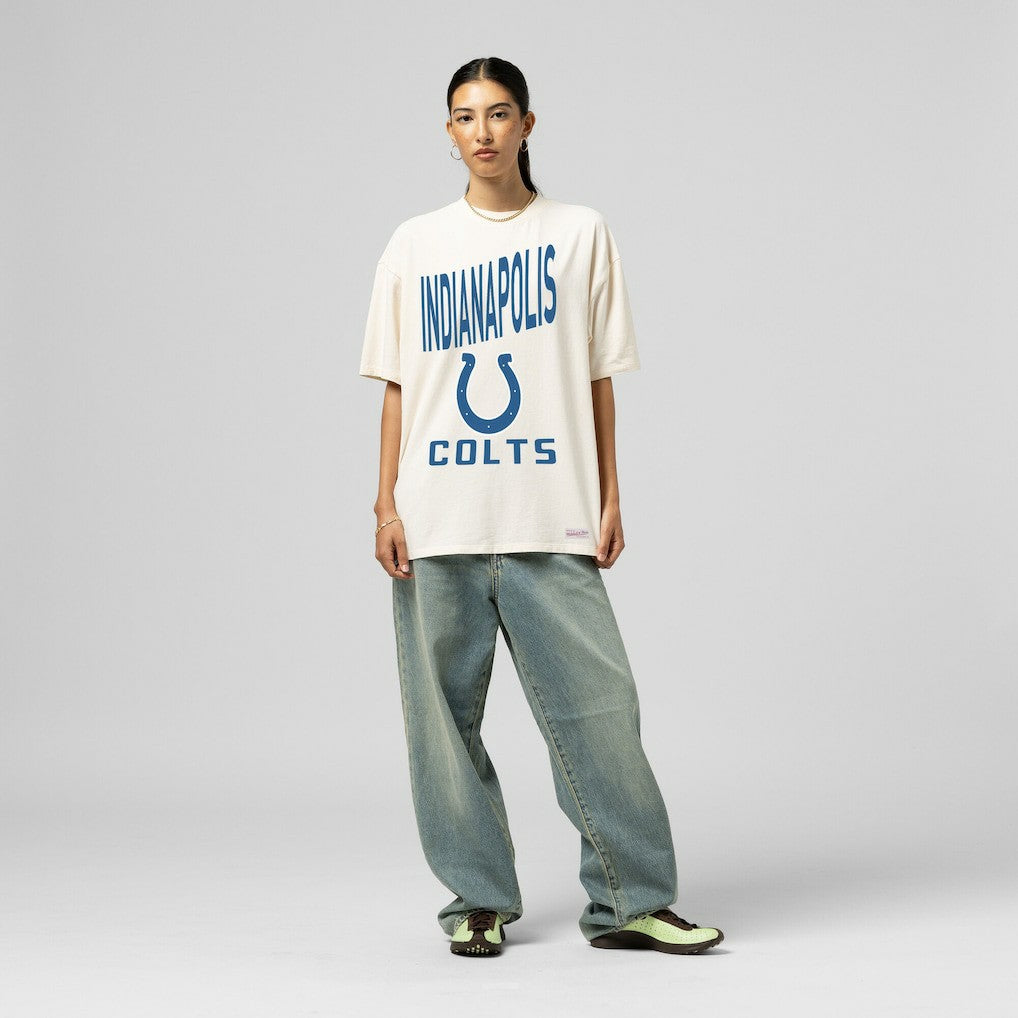 NFL Indianapolis Colts Women's Logo Rise Boyfriend T-Shirt