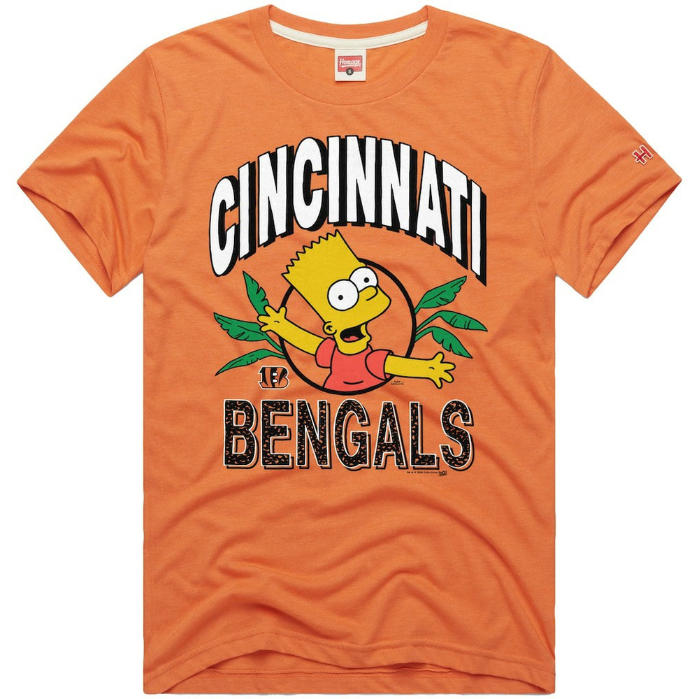 NFL Cincinnati Bengals Homage x The Simpsons Unisex Tri-Blend T-Shirt