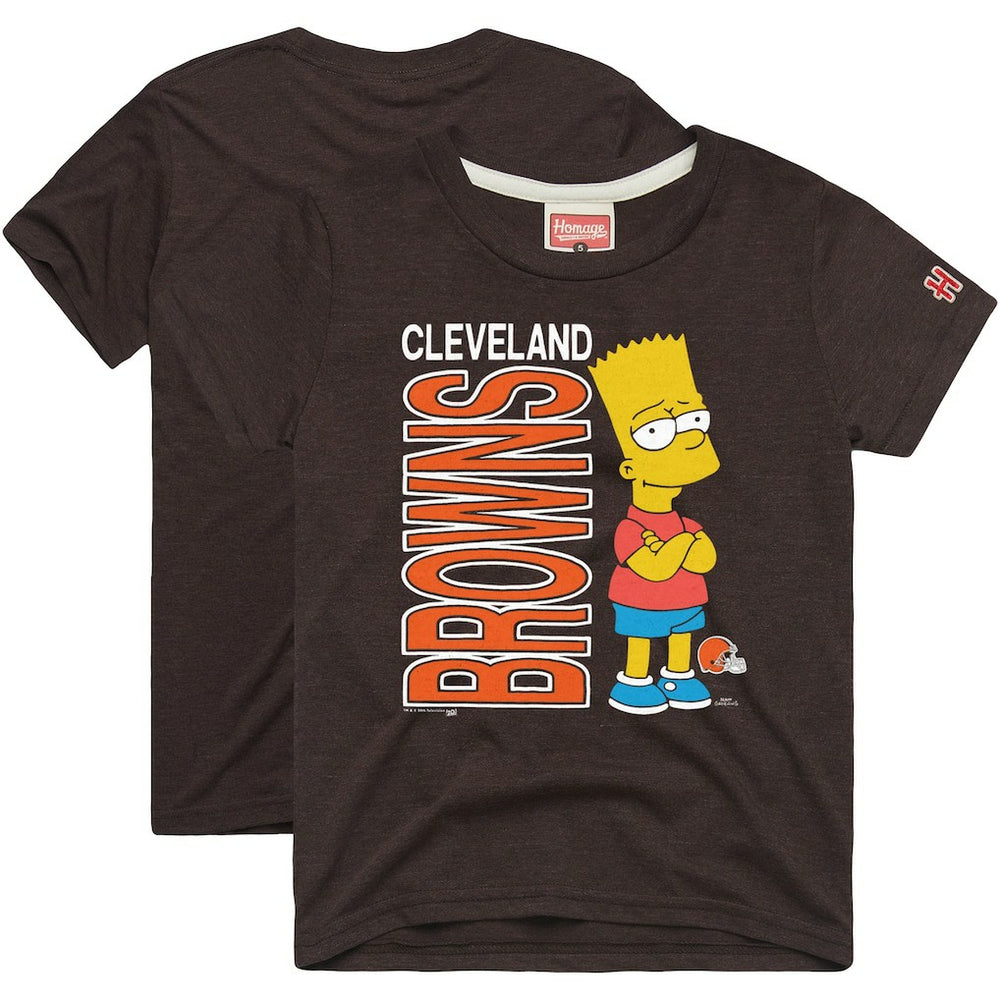 NFL Cleveland Browns Homage x The Simpsons Unisex Tri-Blend T-Shirt