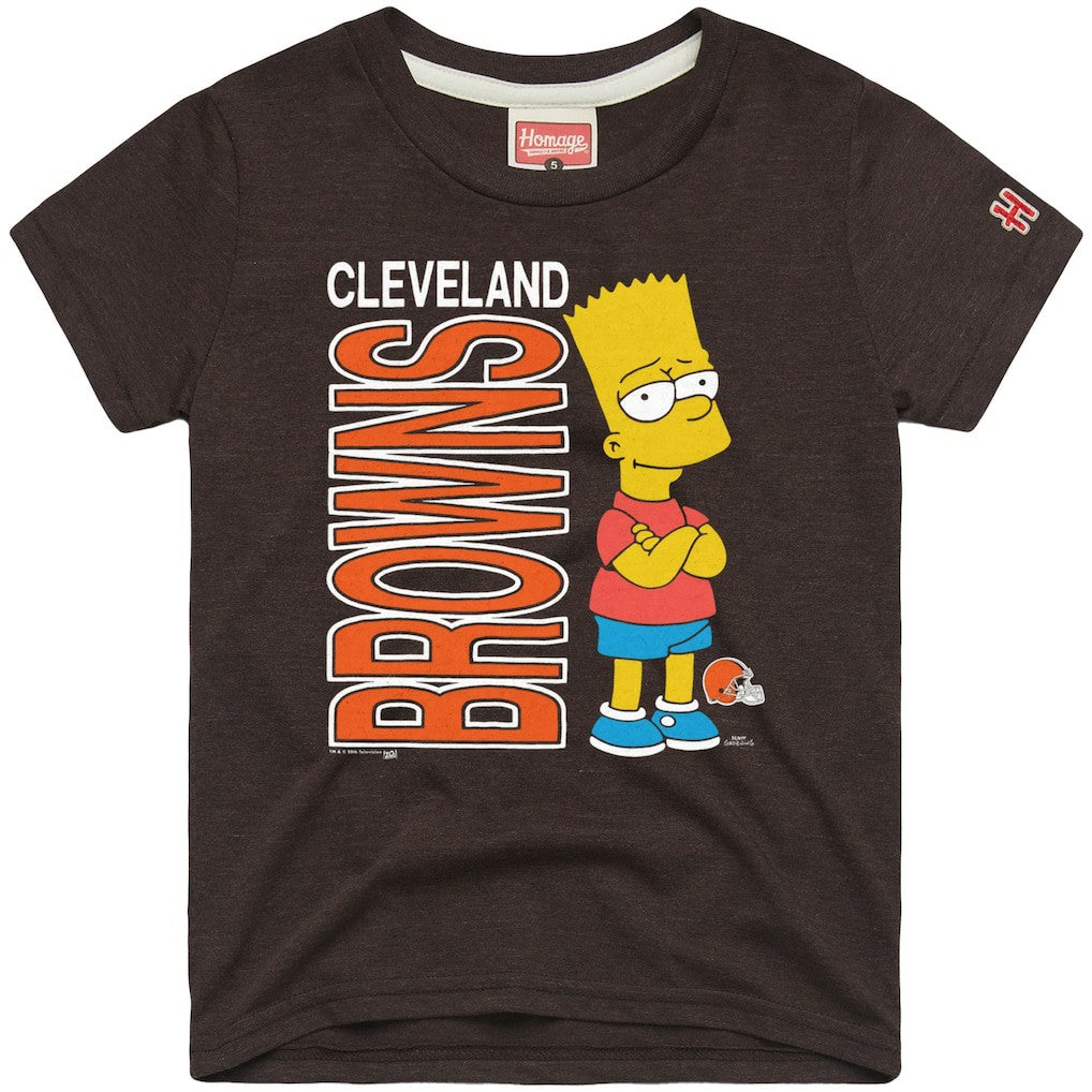 NFL Cleveland Browns Homage x The Simpsons Unisex Tri-Blend T-Shirt