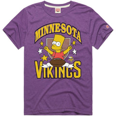 NFL Minnesota Vikings Homage x The Simpsons Unisex Tri-Blend T-Shirt
