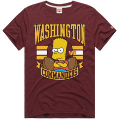 NFL Washington Commanders Homage x The Simpsons Unisex Tri-Blend T-Shirt