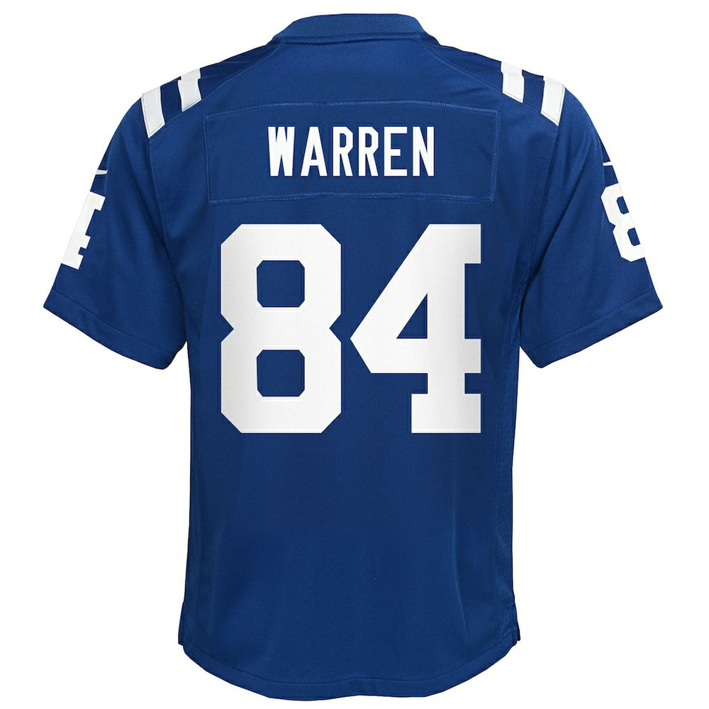 NFL Indianapolis Colts Tyler Warren  Youth Team Game Jersey