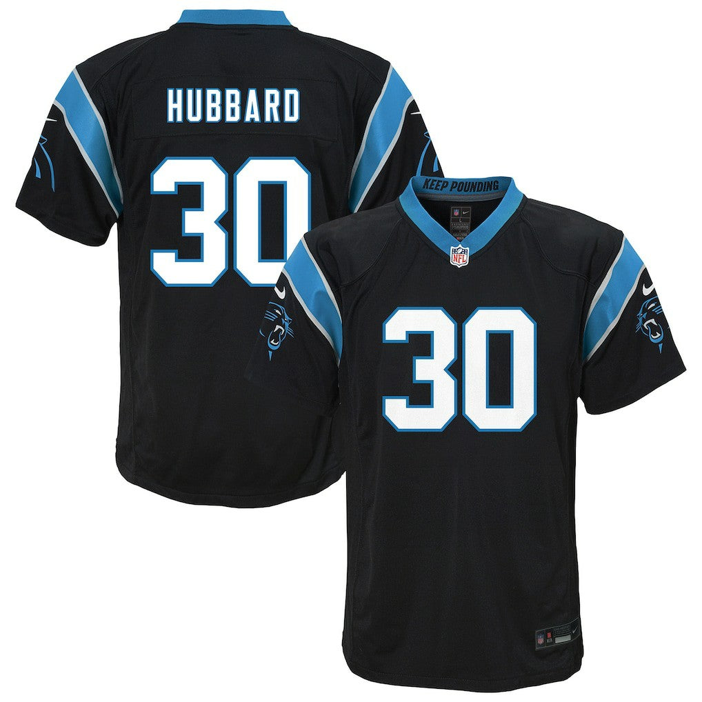 NFL Carolina Panthers Chuba Hubbard  Youth Team Game Jersey
