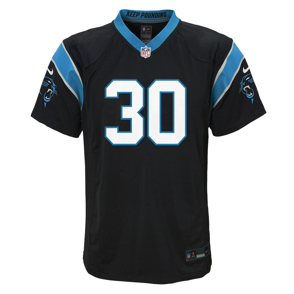 NFL Carolina Panthers Chuba Hubbard  Youth Team Game Jersey