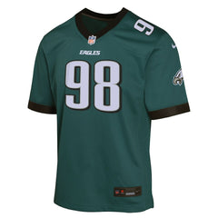 NFL Philadelphia Eagles Jalen Carter  Youth Game Player Jersey
