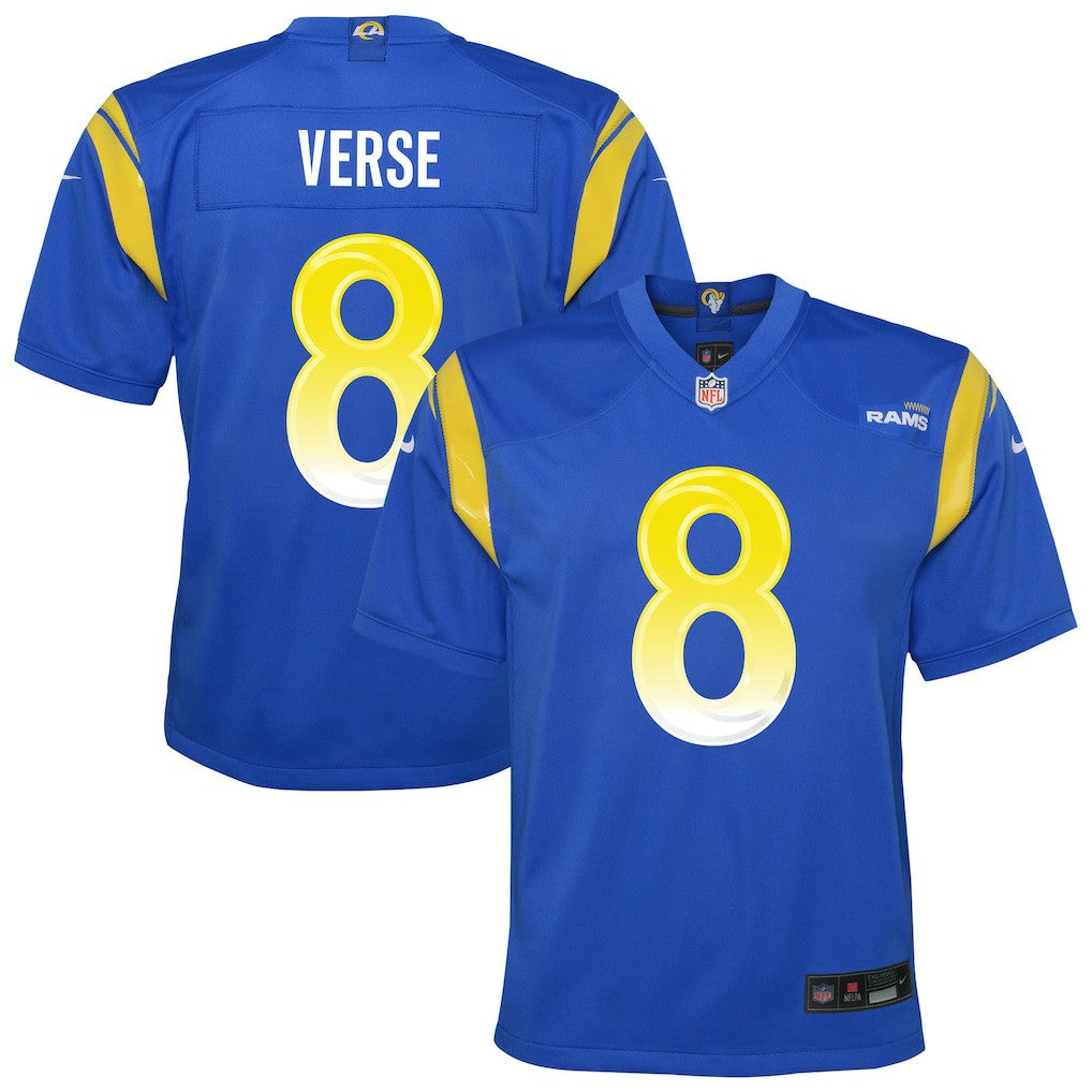 NFL Los Angeles Rams Jared Verse  Youth Team Game Jersey