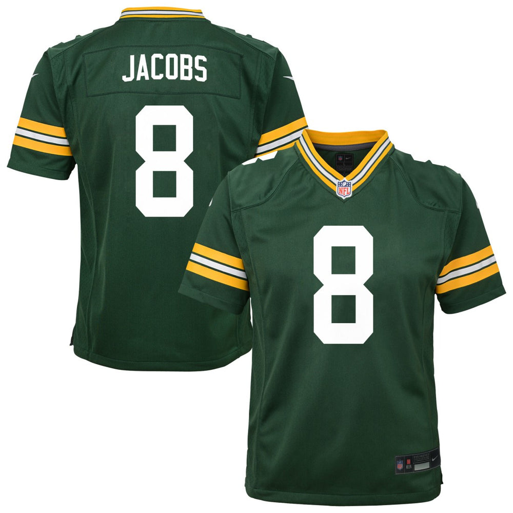 NFL Green Bay Packers Josh Jacobs  Youth Team Game Jersey