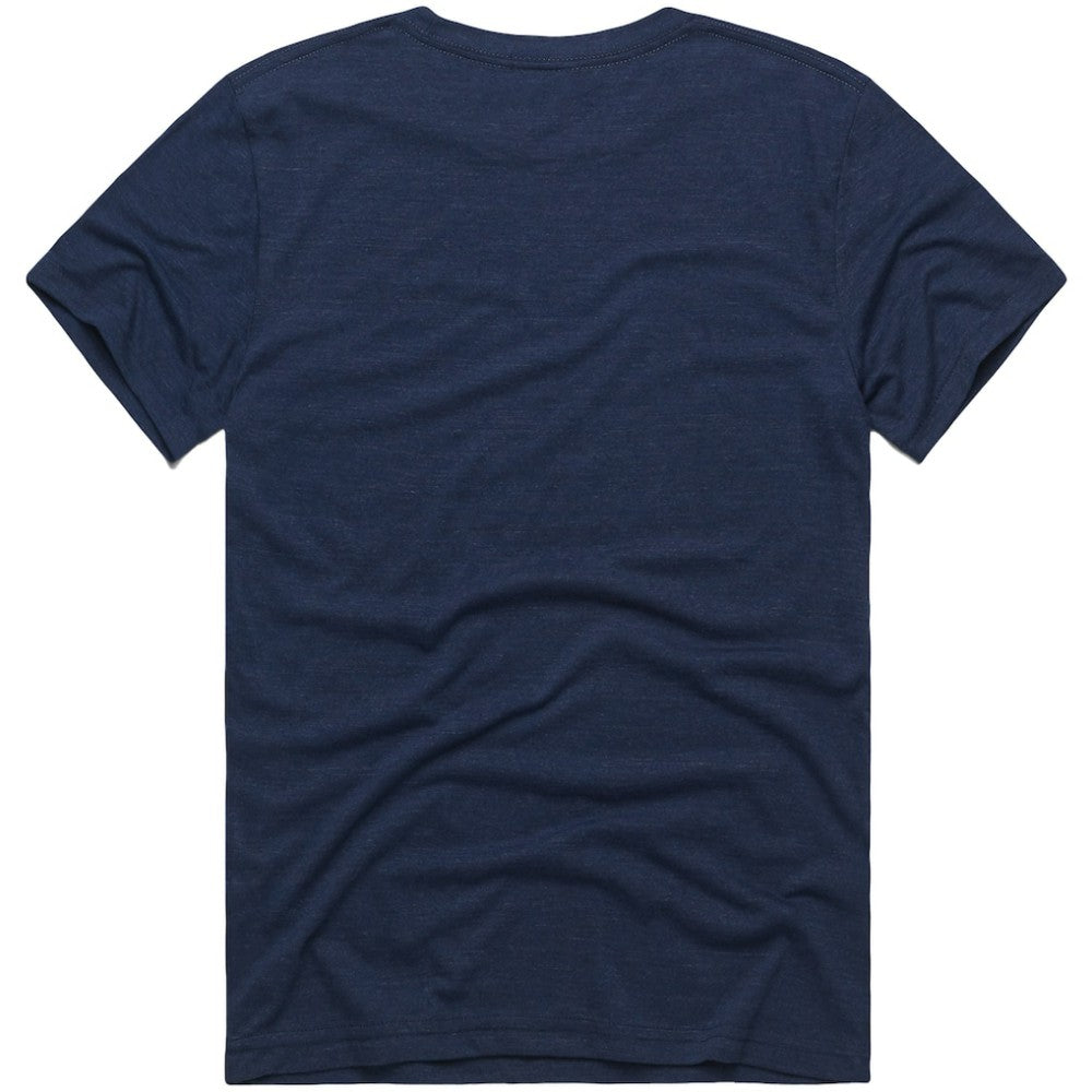 Chicago Cubs Homage Hyper Local Refresh Tri-Blend T-Shirt - Navy