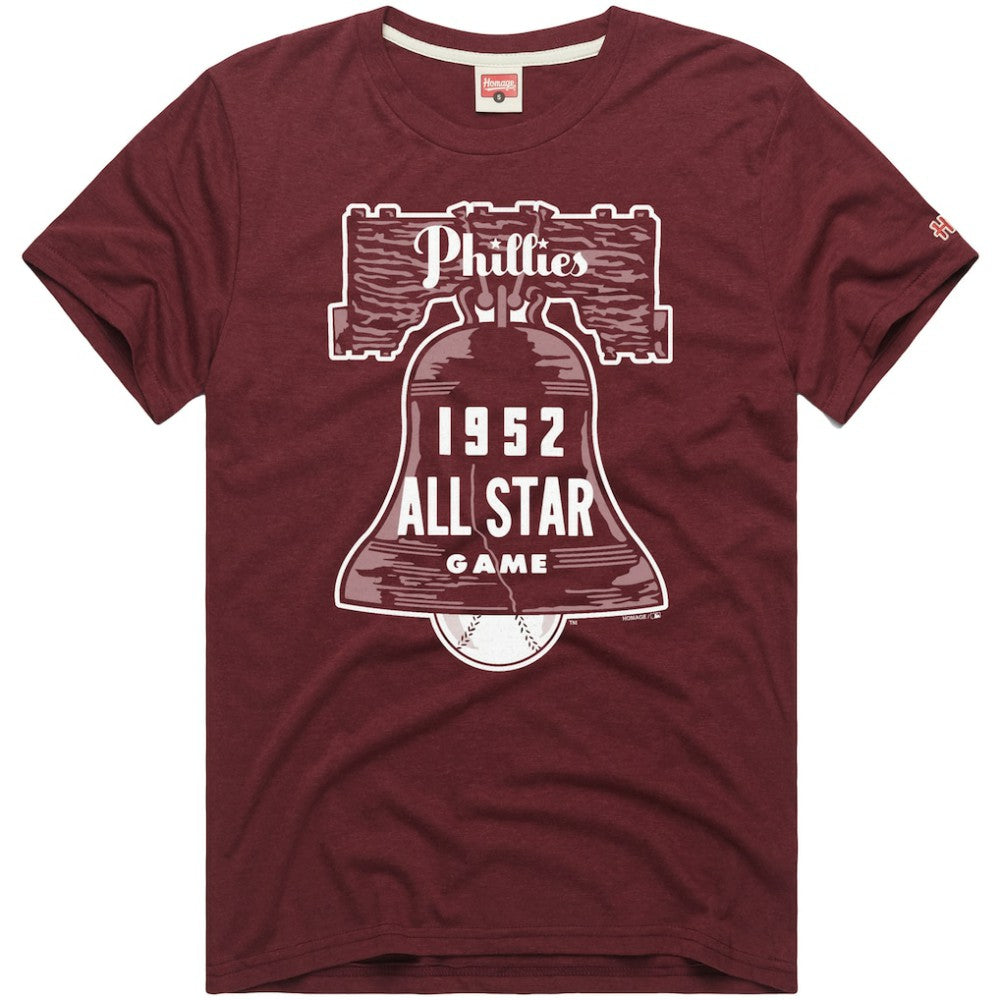 Philadelphia Phillies Homage Hyper Local Refresh T-Shirt - Wine