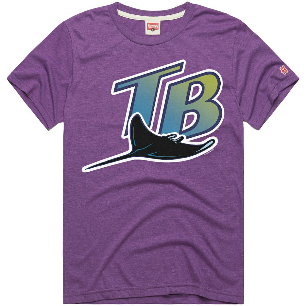 Tampa Bay Rays Homage Hyper Local Refresh T-Shirt - Purple