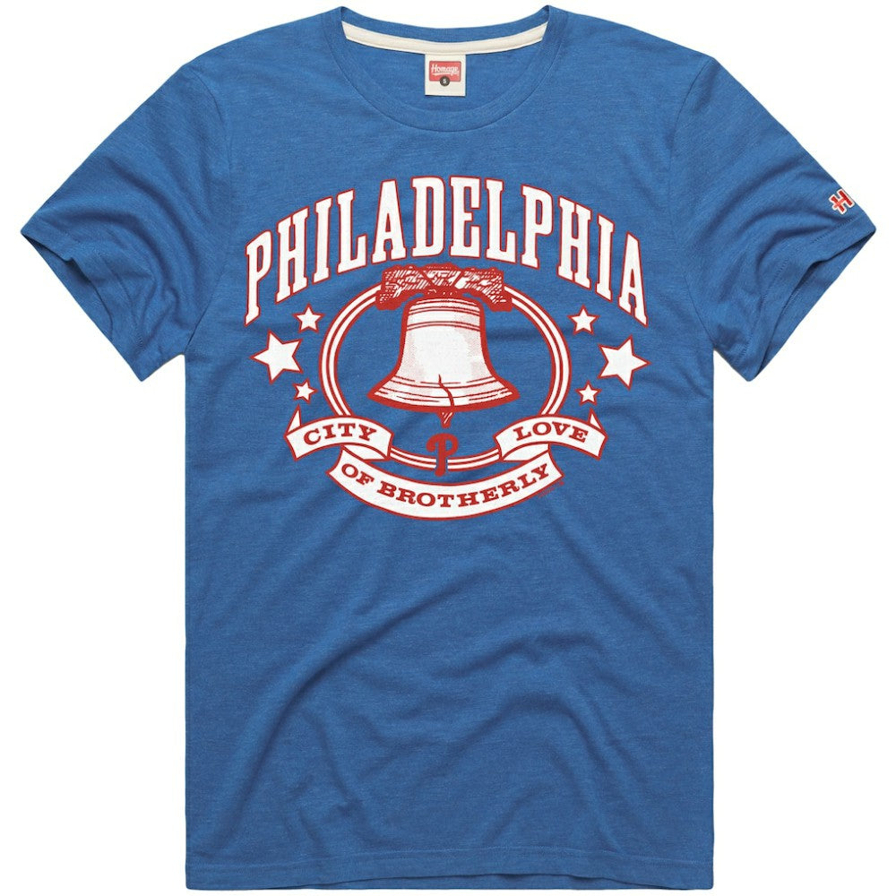 Philadelphia Phillies Homage Hyper Local Refresh T-Shirt - Royal