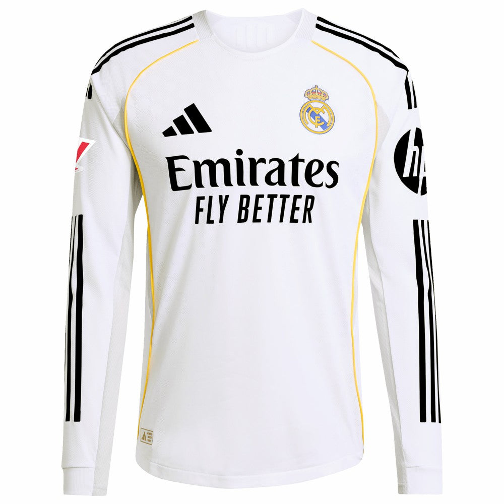 Kylian Mbappé Real Madrid 2025/26 Home Long Sleeve Player Jersey / Soccer Online