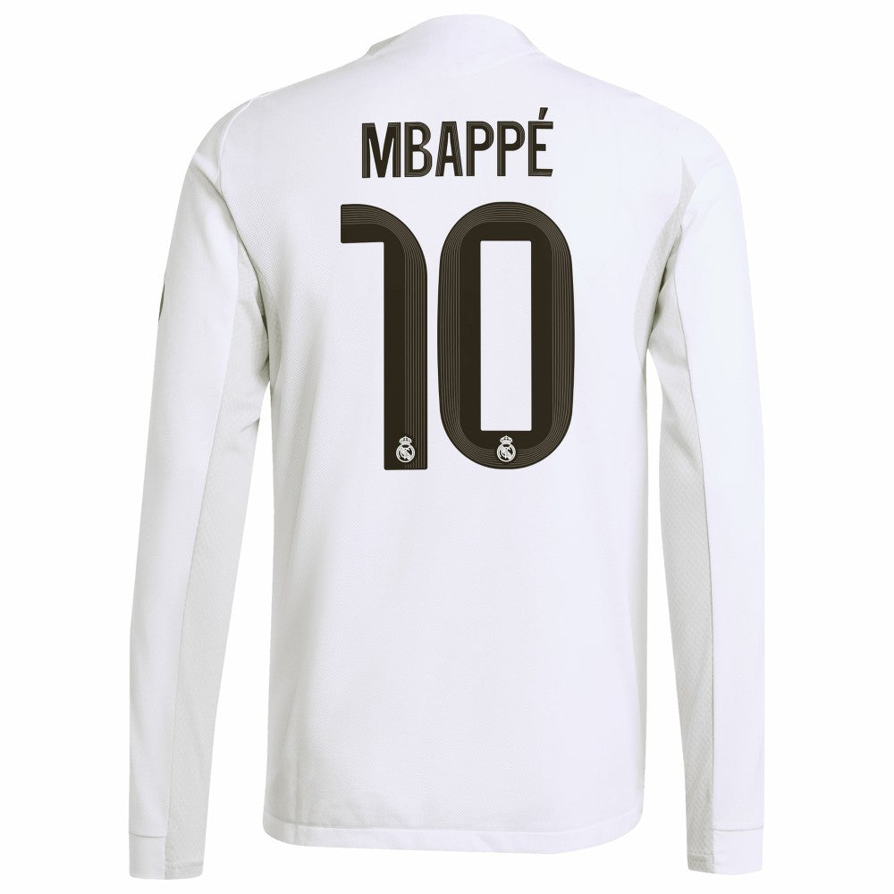 Kylian Mbappé Real Madrid 2025/26 Home Long Sleeve Player Jersey / Soccer Online