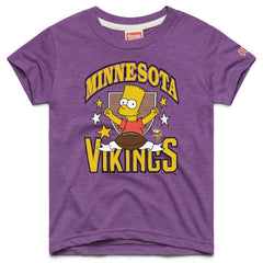 NFL Minnesota Vikings Homage x The Simpsons Youth Tri-Blend T-Shirt