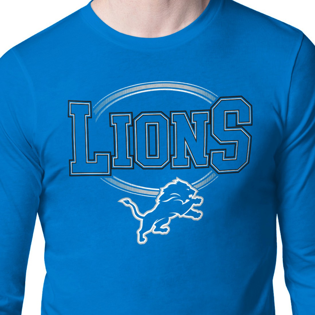 NFL Detroit Lions Starter Team Track Graphic Long Sleeve T-Shirt