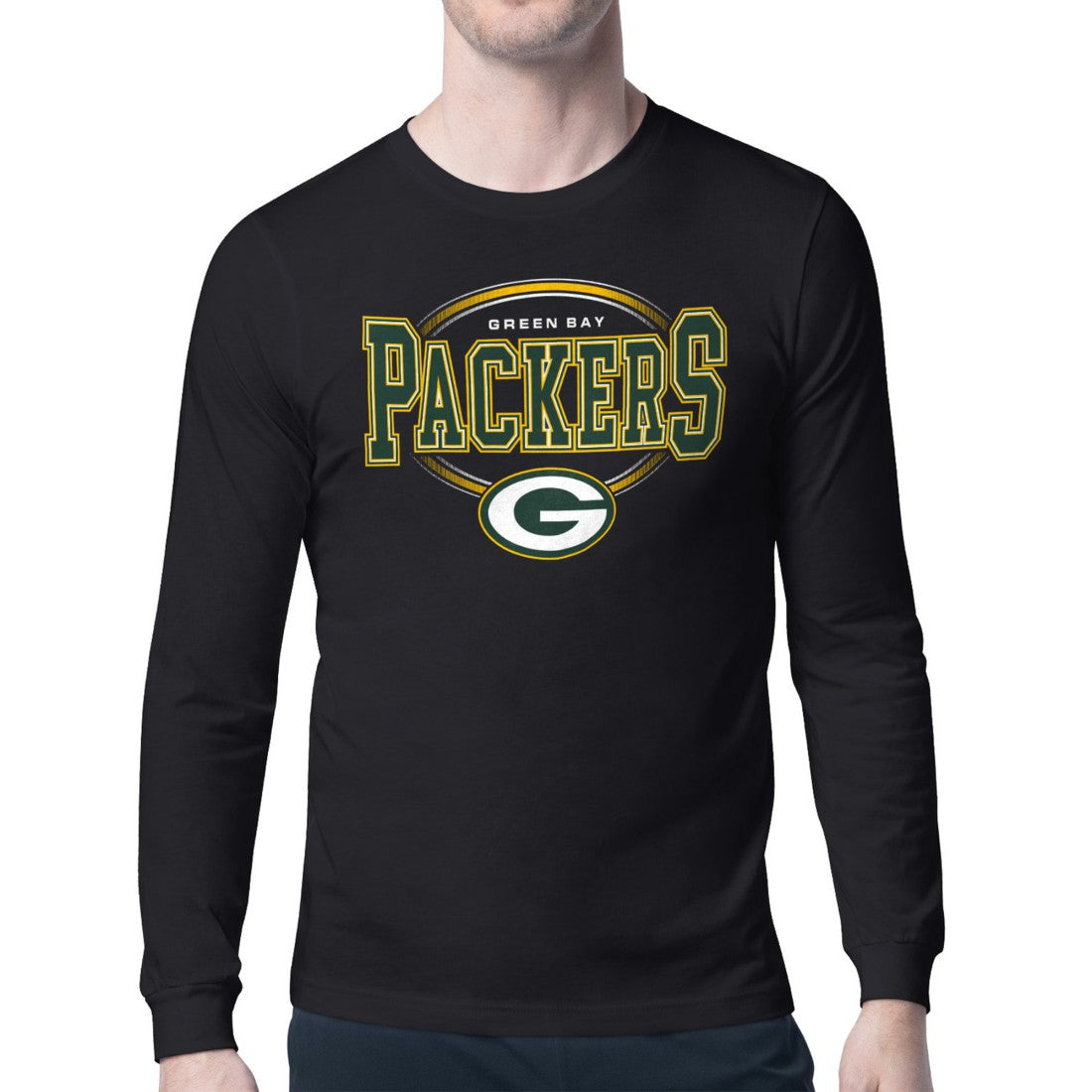 NFL Green Bay Packers Starter Team Track Graphic Long Sleeve T-Shirt