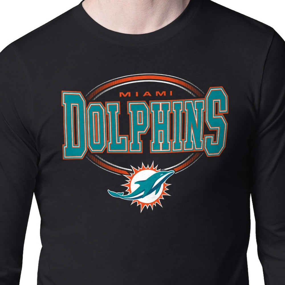 NFL Miami Dolphins Starter Team Track Graphic Long Sleeve T-Shirt