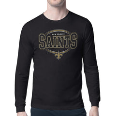 NFL New Orleans Saints Starter Team Track Graphic Long Sleeve T-Shirt
