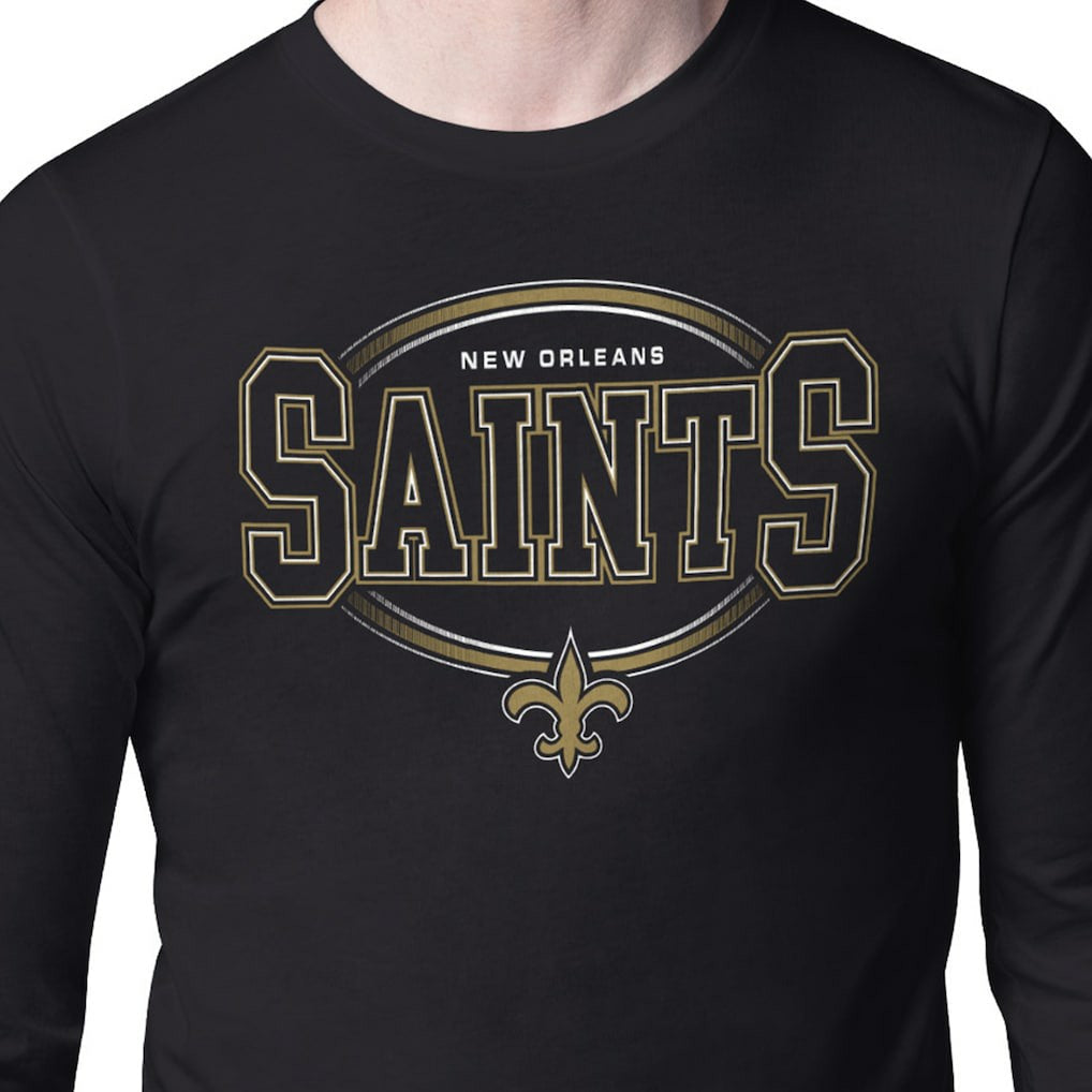 NFL New Orleans Saints Starter Team Track Graphic Long Sleeve T-Shirt