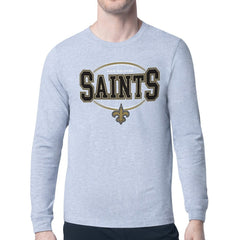 NFL New Orleans Saints Starter Team Track Graphic Long Sleeve T-Shirt