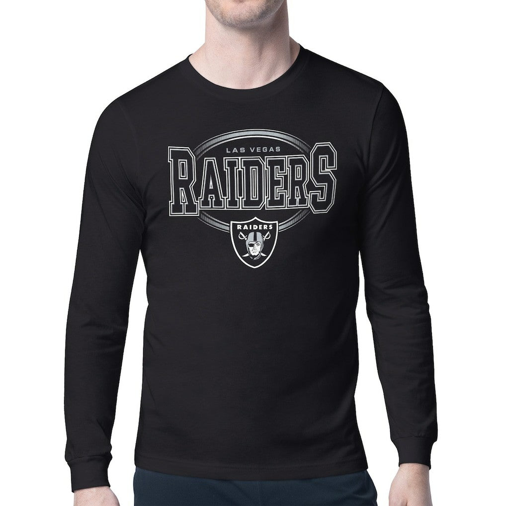 NFL Las Vegas Raiders Starter Team Track Graphic Long Sleeve T-Shirt
