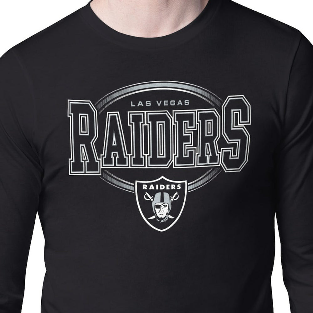 NFL Las Vegas Raiders Starter Team Track Graphic Long Sleeve T-Shirt