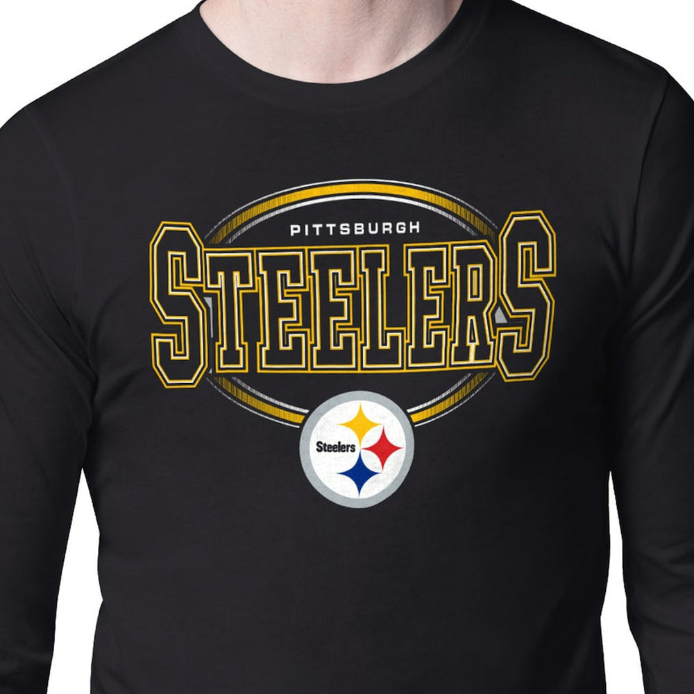 NFL Pittsburgh Steelers Starter Team Track Graphic Long Sleeve T-Shirt