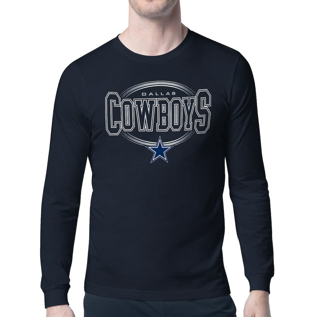 NFL Dallas Cowboys Starter Team Track Graphic Long Sleeve T-Shirt