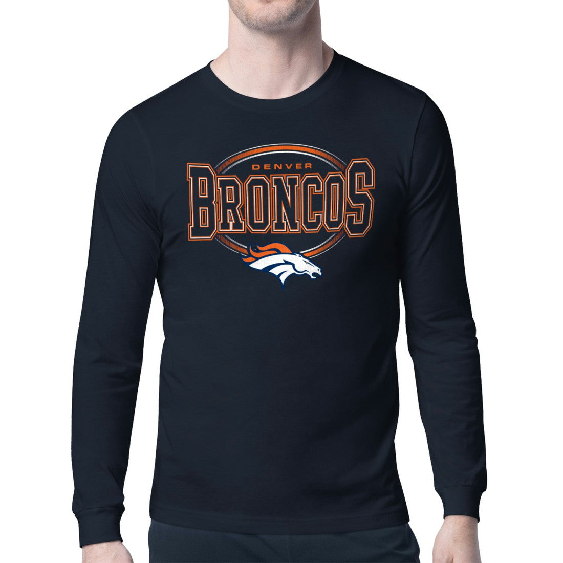 NFL Denver Broncos Starter Team Track Graphic Long Sleeve T-Shirt