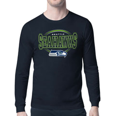NFL Seattle Seahawks Starter Team Track Graphic Long Sleeve T-Shirt