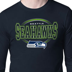 NFL Seattle Seahawks Starter Team Track Graphic Long Sleeve T-Shirt