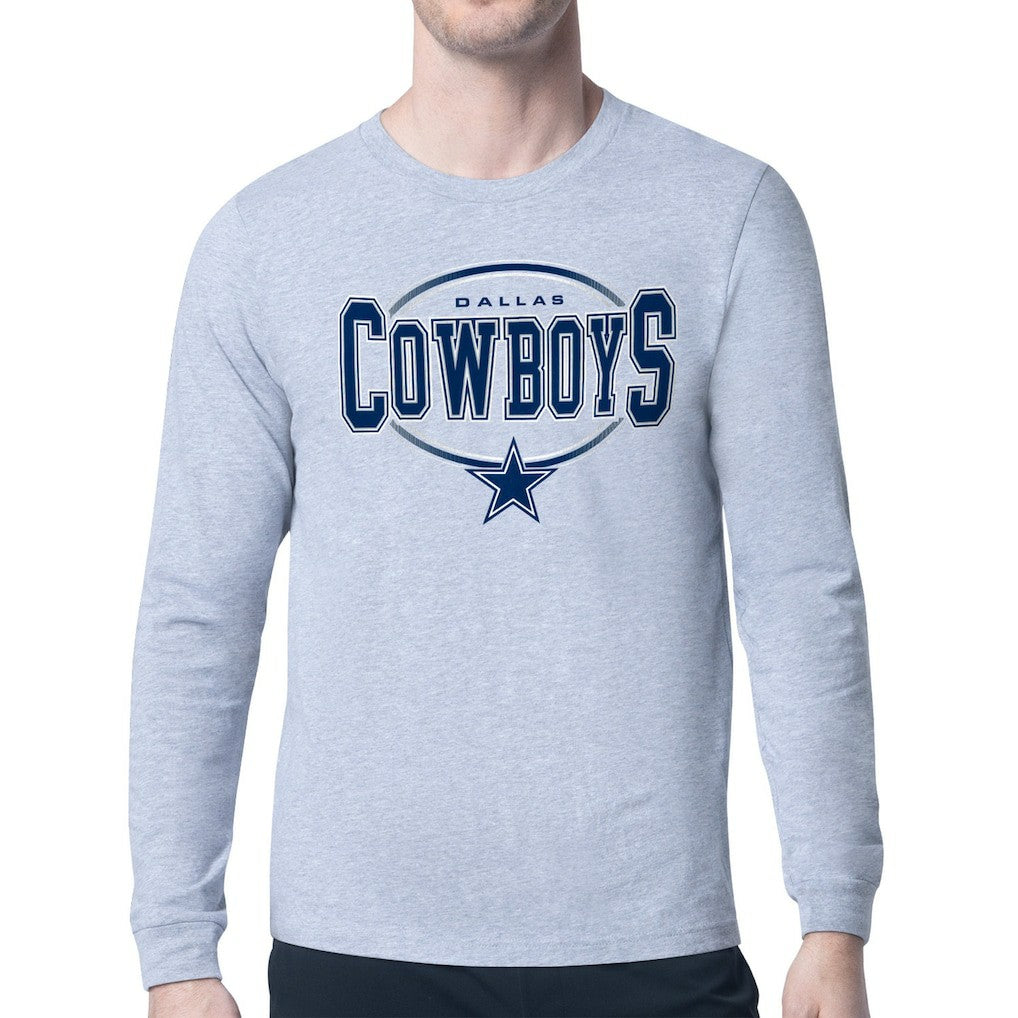 NFL Dallas Cowboys Starter Team Track Graphic Long Sleeve T-Shirt