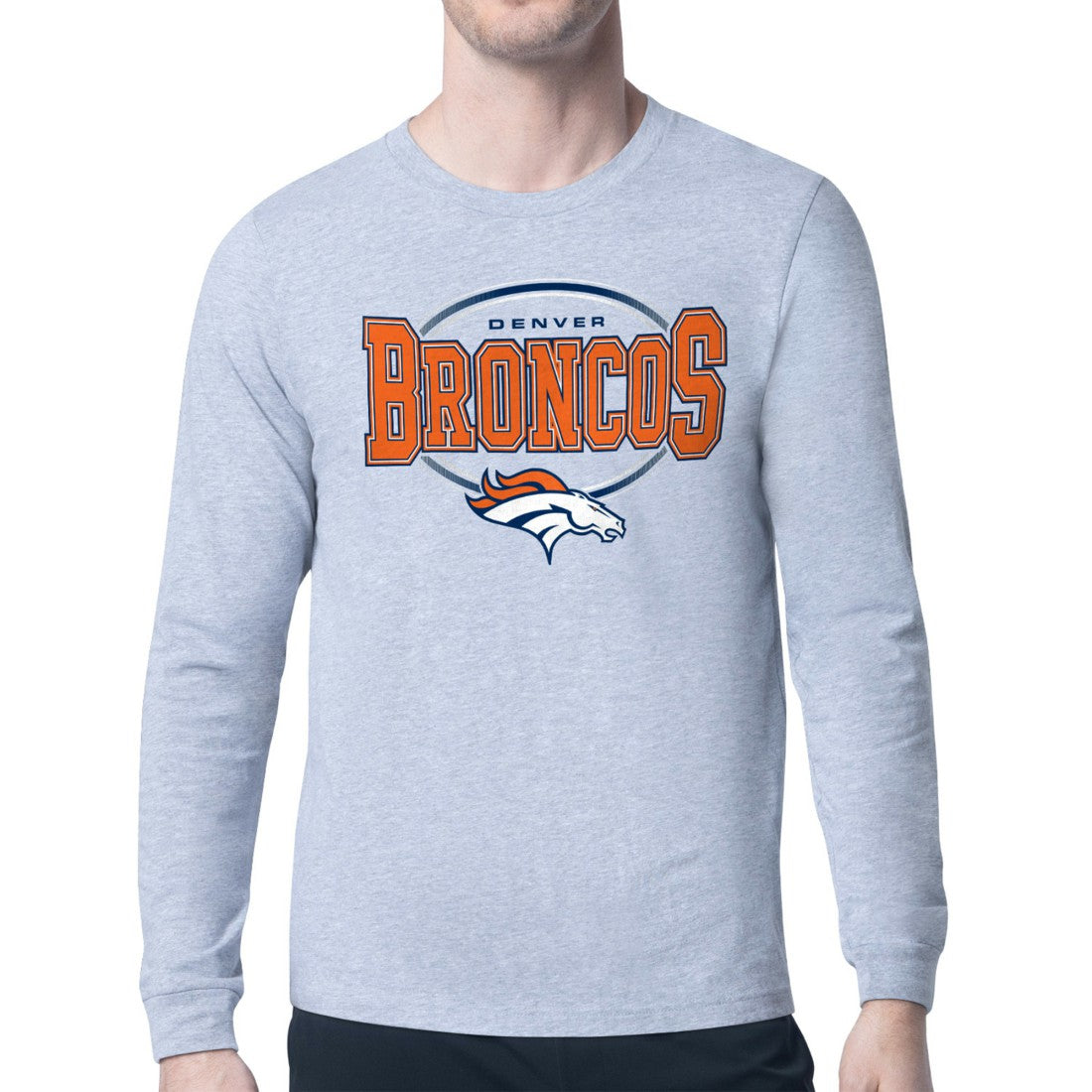 NFL Denver Broncos Starter Team Track Graphic Long Sleeve T-Shirt